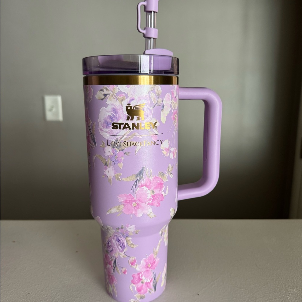 Stanley x Love Shack Fancy LSF Purple Floral Tumbler 40oz. - Picture 5 of 12